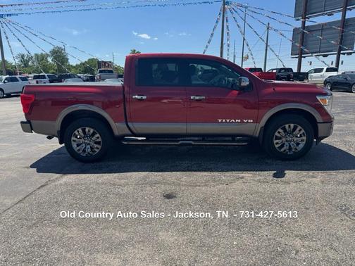 Maroon 2018 Nissan Titan Platinum Reserve