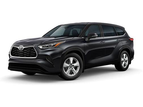 Midnight Black Metallic 2023 Toyota Highlander XLE