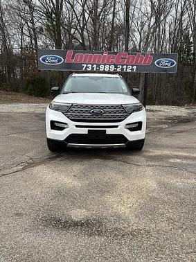 Star White Metallic Tri-Coat 2020 Ford Explorer Limited