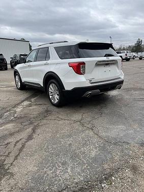 Star White Metallic Tri-Coat 2020 Ford Explorer Limited