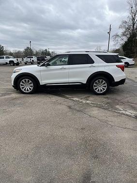 Star White Metallic Tri-Coat 2020 Ford Explorer Limited