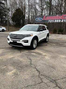 Star White Metallic Tri-Coat 2020 Ford Explorer Limited