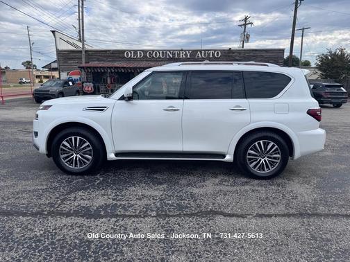Aspen White Tricoat 2024 Nissan Armada SL 2WD