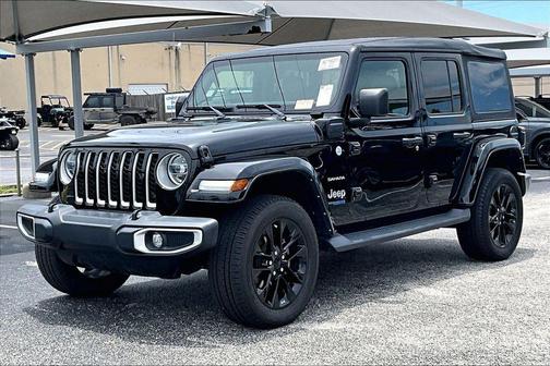 Black Clearcoat 2021 Jeep Wrangler Unlimited 4xe Sahara