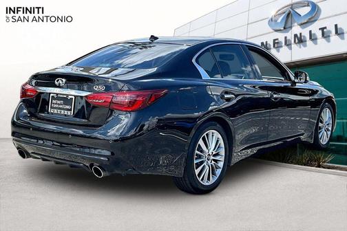 Black Obsidian 2023 INFINITI Q50 3.0t LUXE