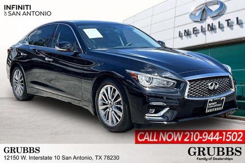 Black Obsidian 2023 INFINITI Q50 3.0t LUXE