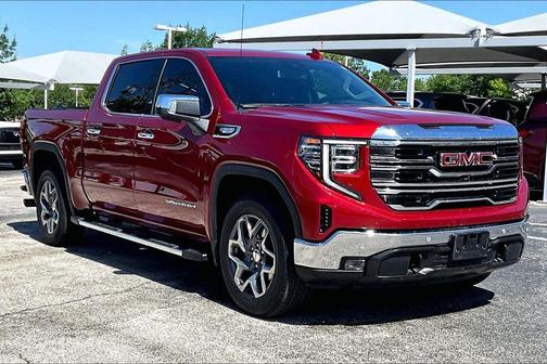 Volcanic Red Tintcoat 2025 GMC Sierra 1500 SLT