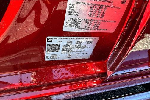 Volcanic Red Tintcoat 2025 GMC Sierra 1500 SLT