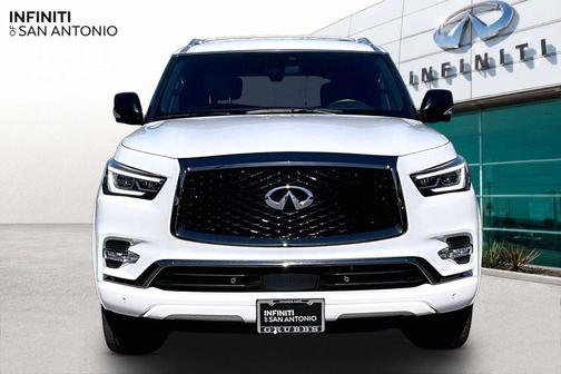 Moonstone White 2024 INFINITI QX80 SENSORY AWD