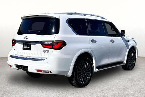 Moonstone White 2024 INFINITI QX80 SENSORY AWD