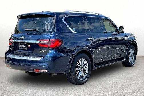 Hermosa Blue 2021 INFINITI QX80 Luxe