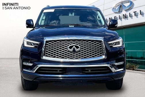 Hermosa Blue 2021 INFINITI QX80 Luxe