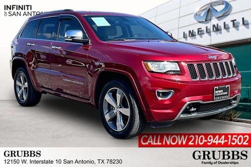 Deep Cherry Red Crystal Pearlcoat 2014 Jeep Grand Cherokee Overland