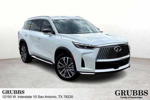 Radiant White 2026 INFINITI QX60 LUXE FWD