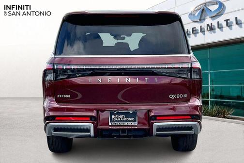 Coulis Red 2025 INFINITI QX80 SENSORY AWD