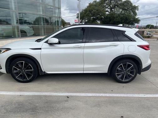 Radiant White 2023 INFINITI QX50 SPORT