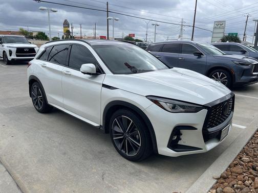 Radiant White 2023 INFINITI QX50 SPORT