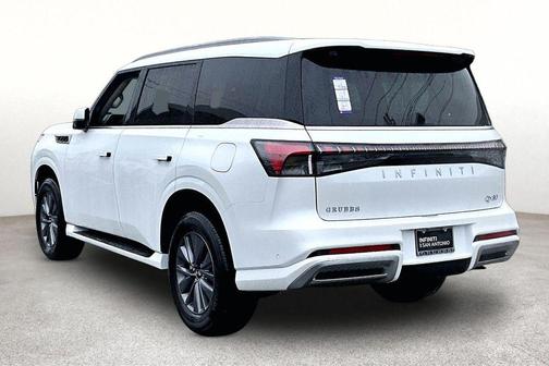 Radiant White 2026 INFINITI QX80 PURE