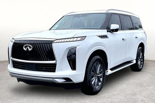 Radiant White 2026 INFINITI QX80 PURE