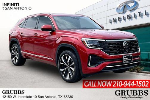 Red Metallic 2024 Volkswagen Atlas Cross Sport 2.0T SEL Premium