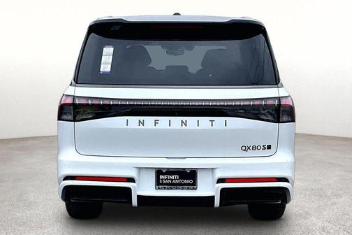 Radiant White/Black Obsidian 2026 INFINITI QX80 SPORT AWD