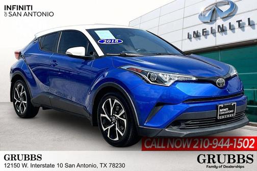 Blue 2018 Toyota C-HR XLE