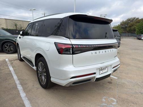 Radiant White 2025 INFINITI QX80 SENSORY AWD