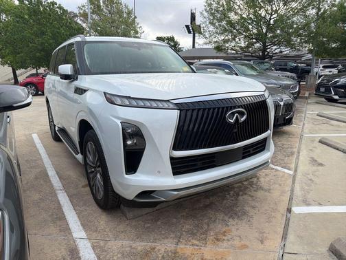 Radiant White 2025 INFINITI QX80 SENSORY AWD