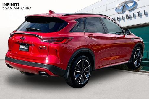 Dynamic Sunstone Red 2024 INFINITI QX50 SPORT AWD