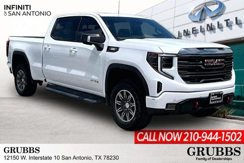 Summit White 2024 GMC Sierra 1500 AT4