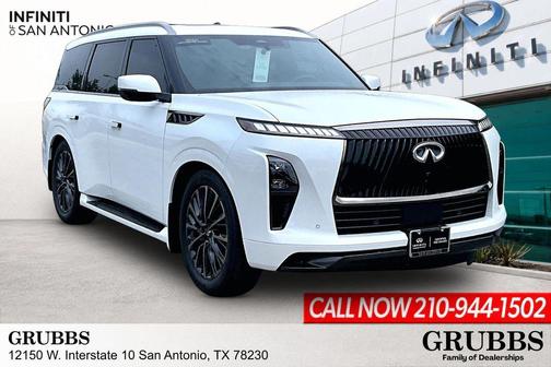 Radiant White 2026 INFINITI QX80 AUTOGRAPH AWD