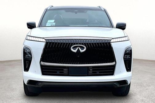 Radiant White/Black Obsidian 2026 INFINITI QX80 AUTOGRAPH AWD