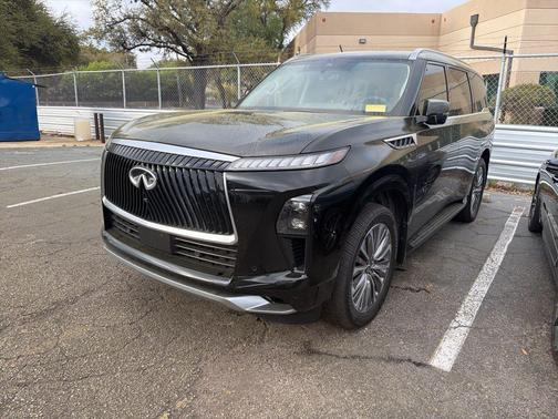Black Obsidian 2025 INFINITI QX80 Luxe