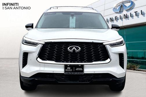 Majestic White 2025 INFINITI QX60 Luxe