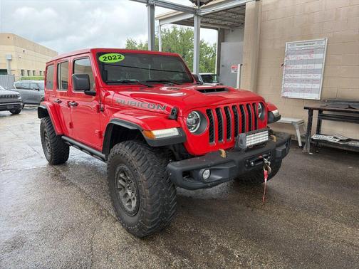 Firecracker Red Clearcoat 2022 Jeep Wrangler Unlimited Rubicon 392