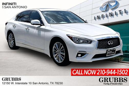 Majestic White 2023 INFINITI Q50 3.0t LUXE