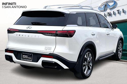 Majestic White 2025 INFINITI QX60 Luxe