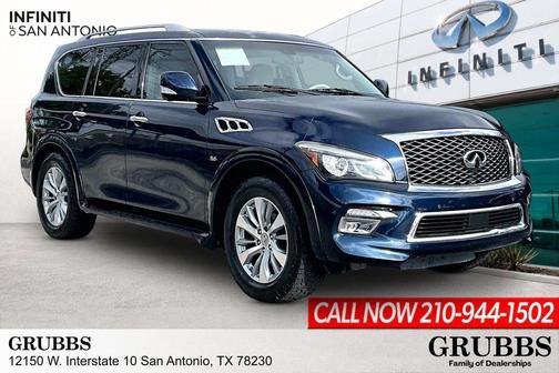 Hermosa Blue 2016 INFINITI QX80 Base