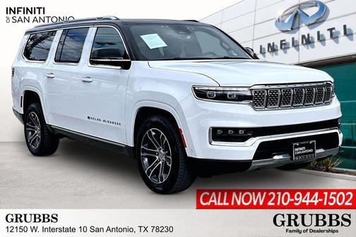 Bright White Clearcoat 2024 Jeep Grand Wagoneer L 4x4