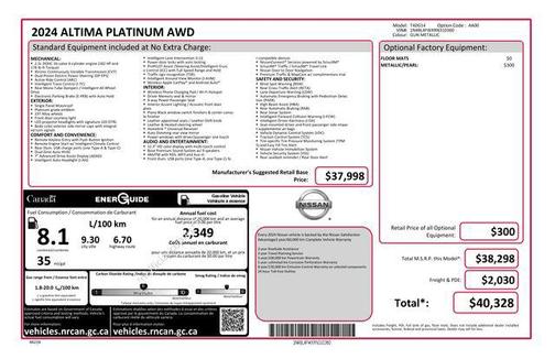 2024 Nissan Altima Platinum