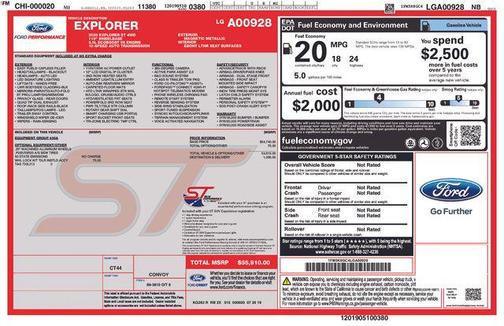Magnetic Metallic 2020 Ford Explorer ST