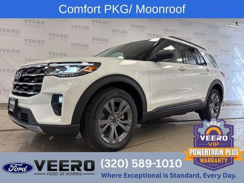 Star White Metallic Tri-Coat 2026 Ford Explorer Active