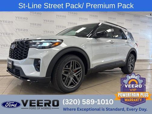Space White Metallic 2026 Ford Explorer ST-Line