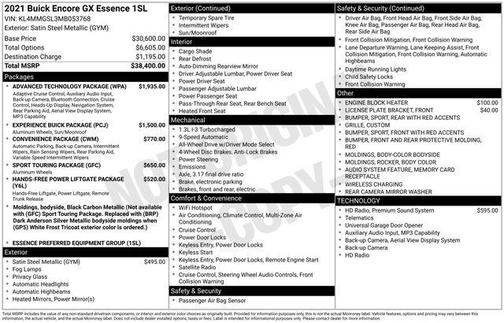 2021 Buick Encore GX Essence