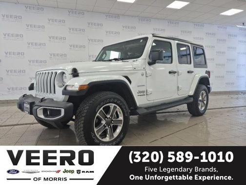 Bright White Clearcoat 2021 Jeep Wrangler Unlimited Sahara
