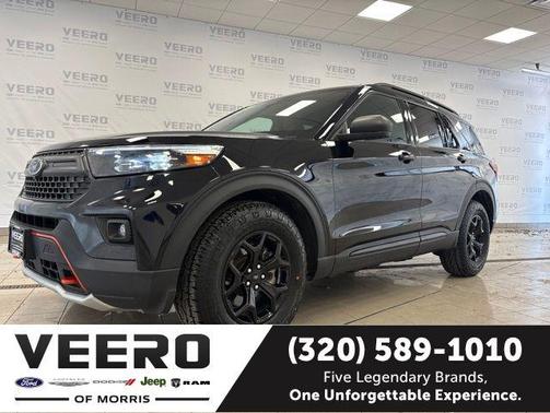 Agate Black Metallic 2023 Ford Explorer Timberline