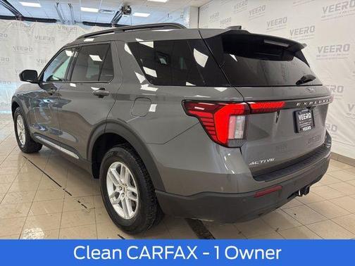 Gray Metallic 2025 Ford Explorer Active