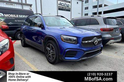 Blue 2025 Mercedes-Benz GLB 250 Base