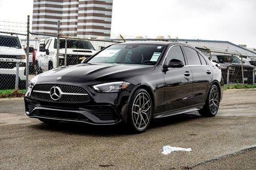 Black 2026 Mercedes-Benz C-Class C 300 4MATIC