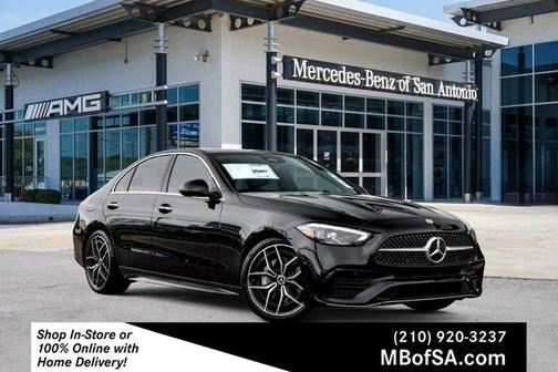 Black 2026 Mercedes-Benz C-Class C 300 4MATIC